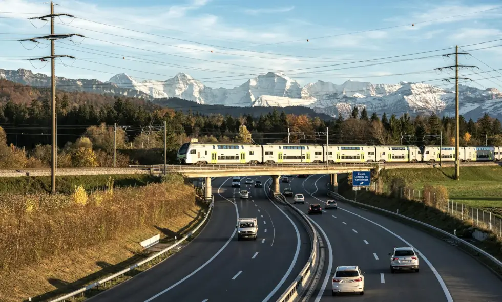 Nutzung der Schweizer Autobahn und Kauf der Vignette